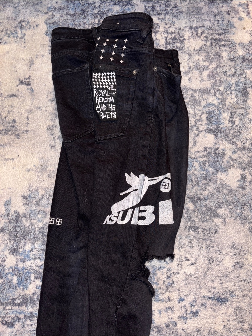 Ksubi Graphic Van Winkle designer jeans